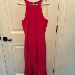 Kensie Pink Halter High Low Sundress